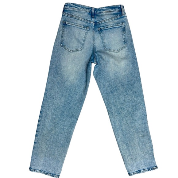 Old Navy High Rise OG Loose Straight Jeans Light Wash Size 4 GUC - Picture 3 of 12